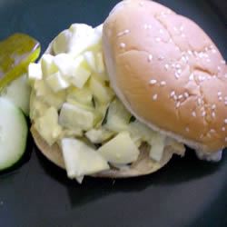 Cucumbers And Egg Salad 
