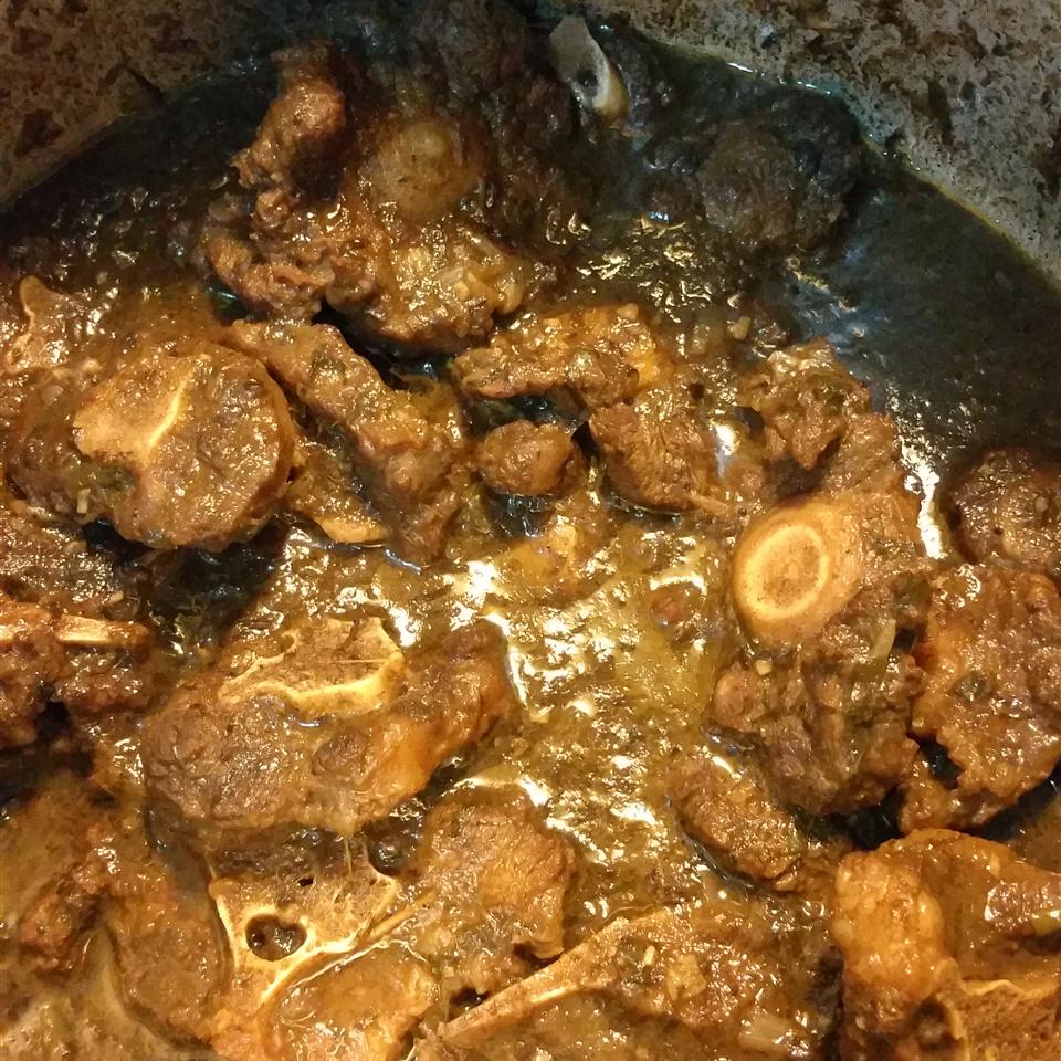 Jamaican Oxtail with Broad Beans 