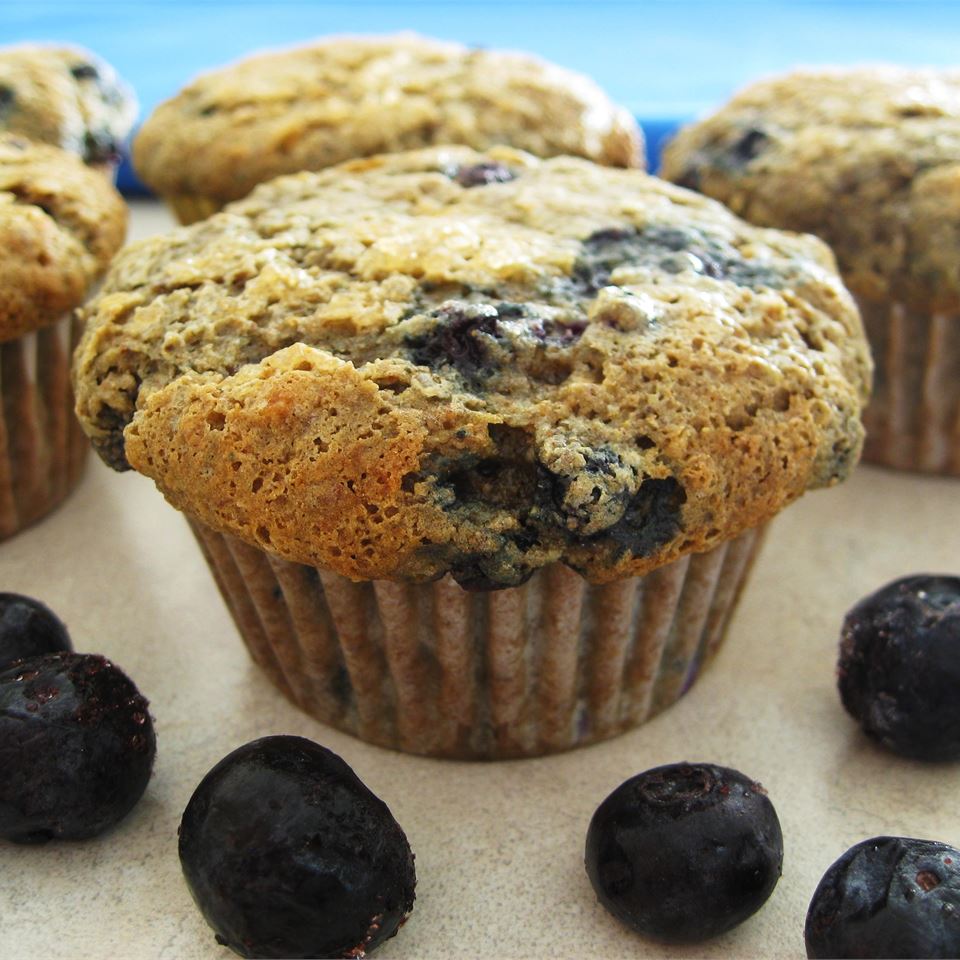Health Nut Blueberry Muffins