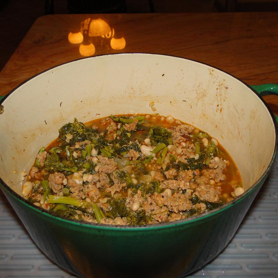 Hearty Sausage and Broccoli Rabe Casserole 