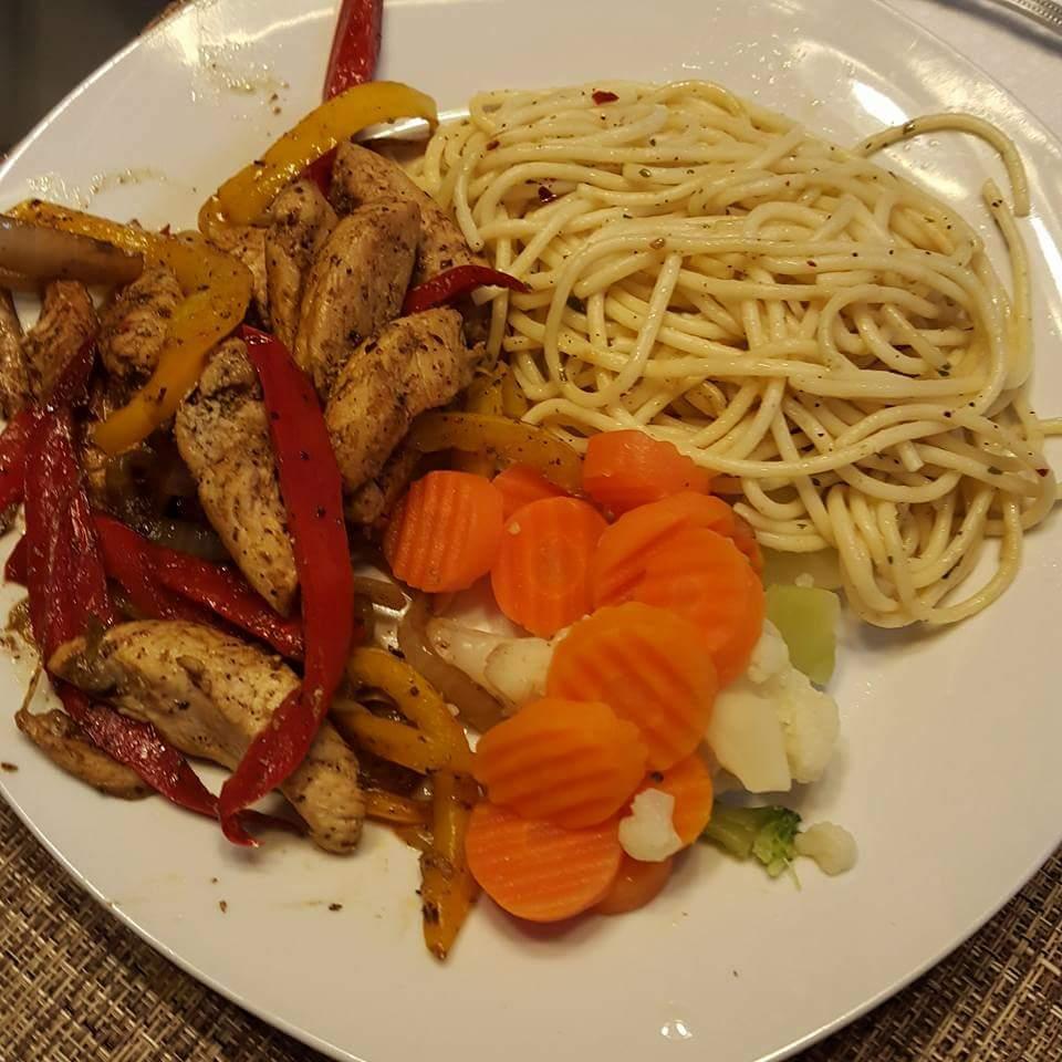 Chicken and Peppers with Balsamic Vinegar 