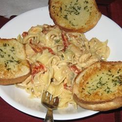 Basil Chicken and Pasta 