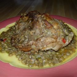 Chicken and Lentils with Rosemary Kriston Scott
