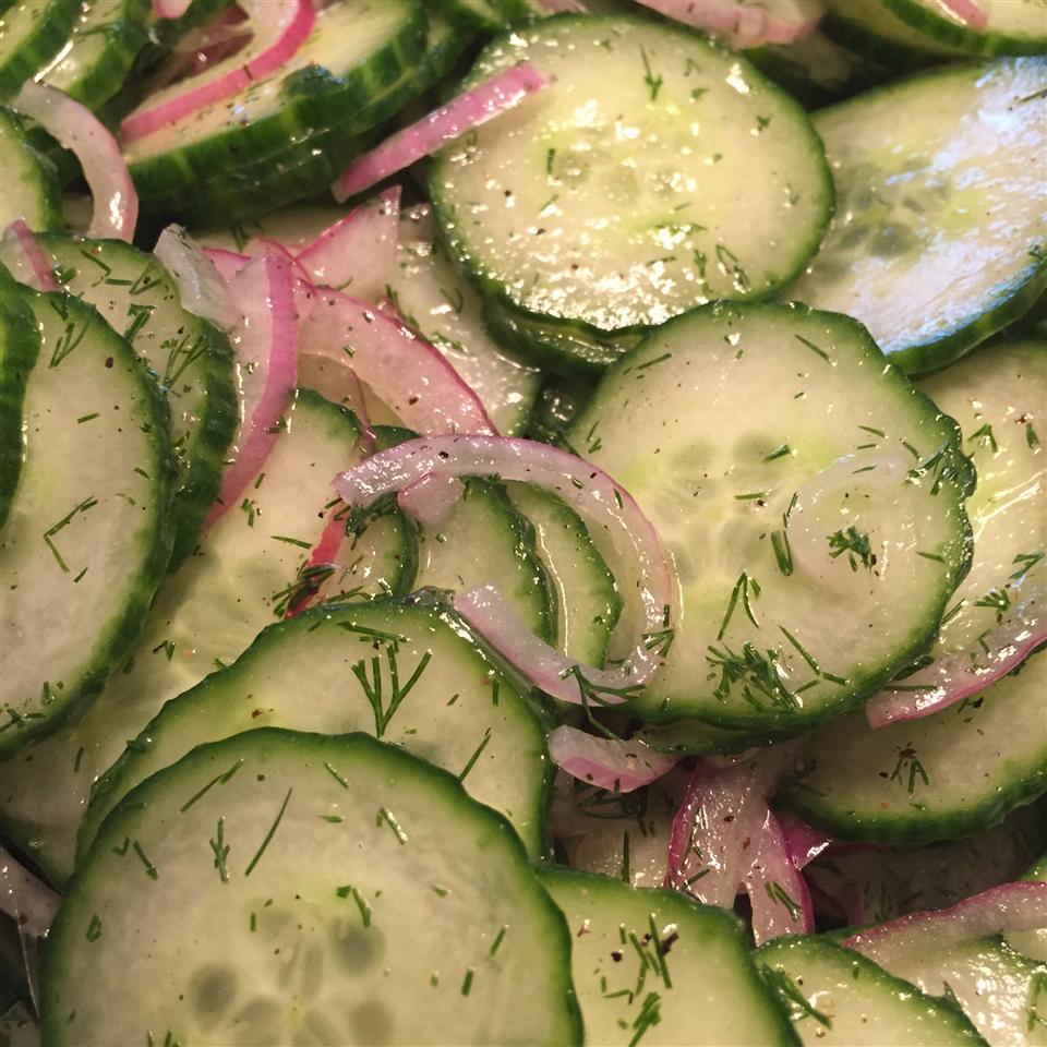 Hungarian Cucumber Salad 