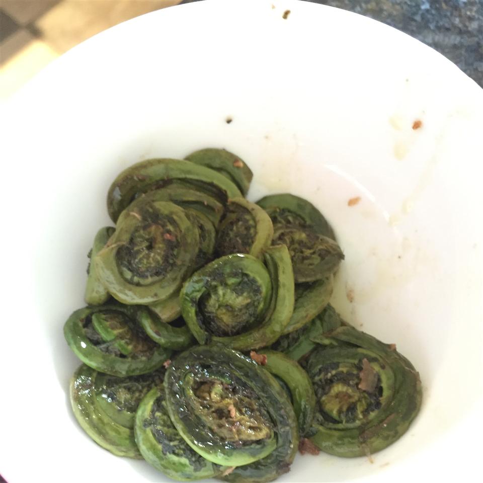 Country Sauteed Fiddleheads powerk