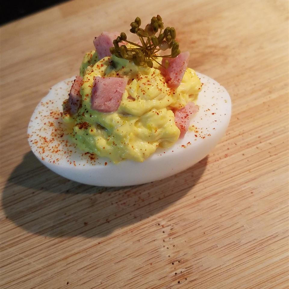 Deviled Eggs with SPAM&reg; with Bacon 