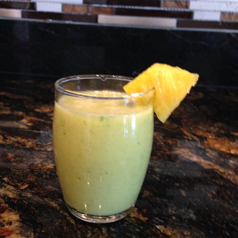 Green Smoothie with Maca Powder 