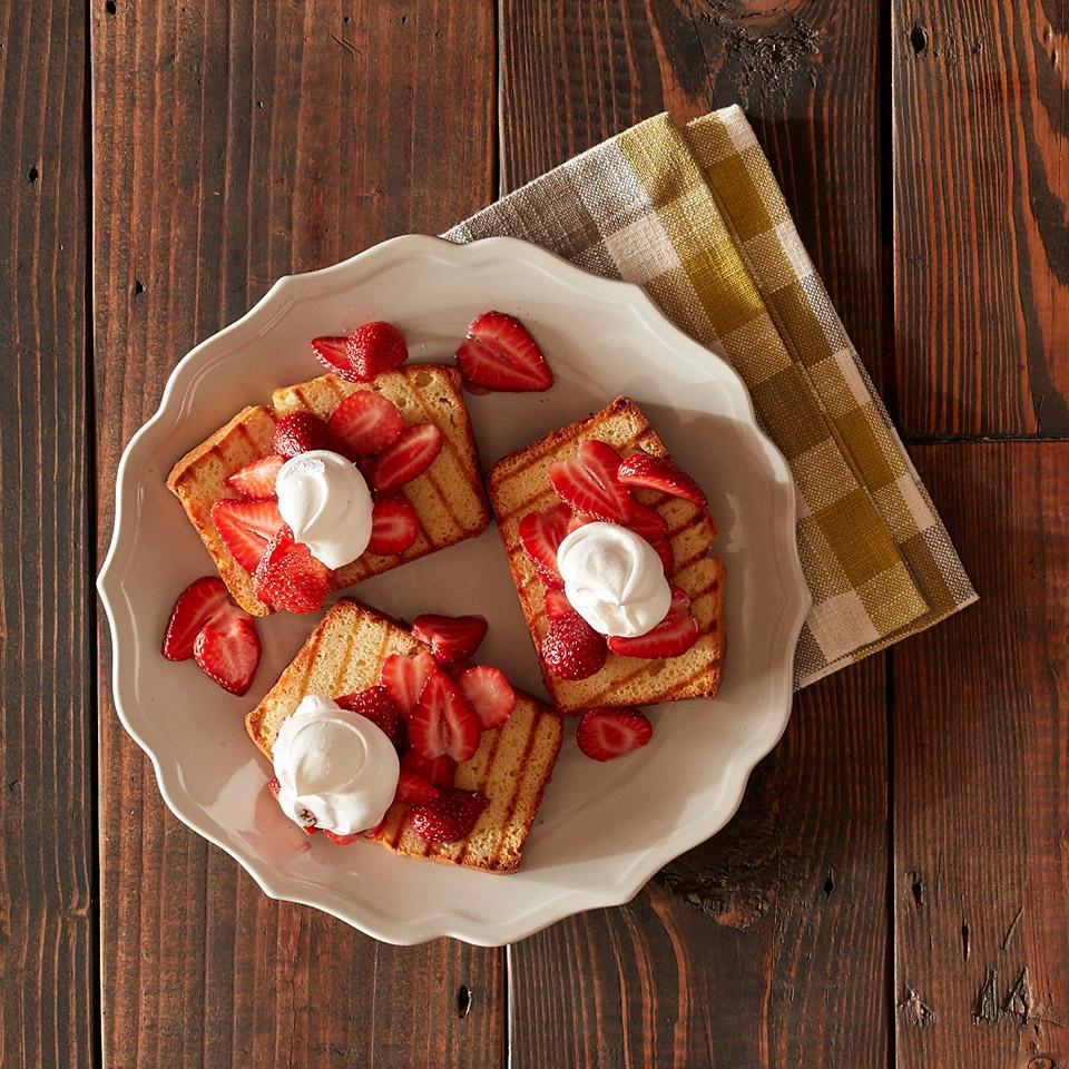 Grilled Strawberry Shortcake with Sweet Cream Trusted Brands