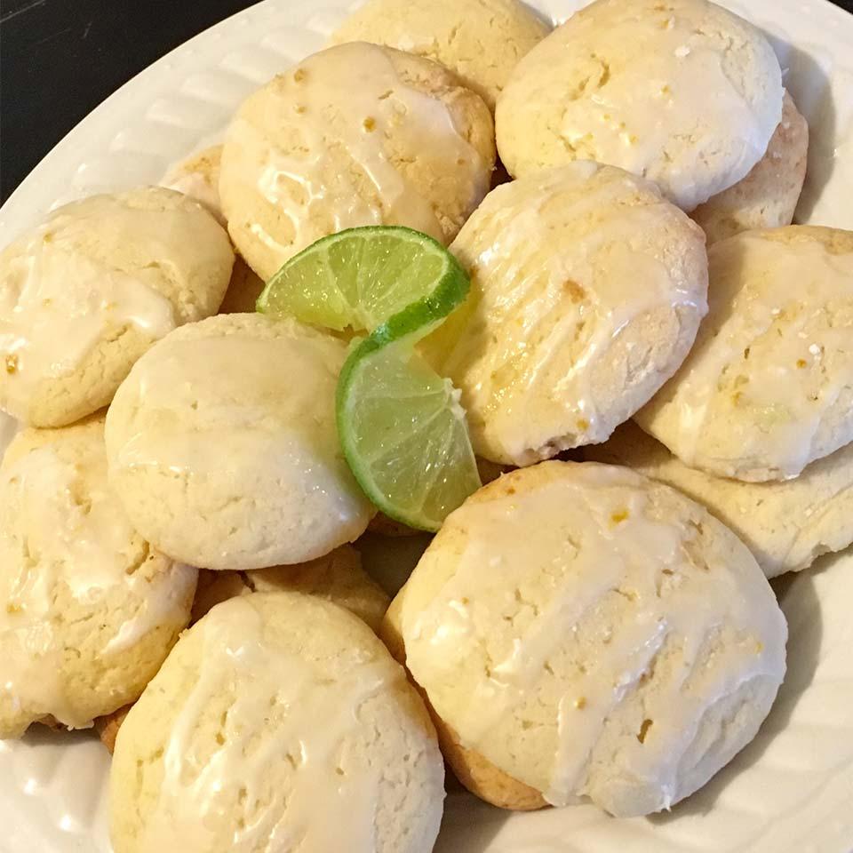 Lemon-Lime Cookies with Lactaid&reg; Cottage Cheese 