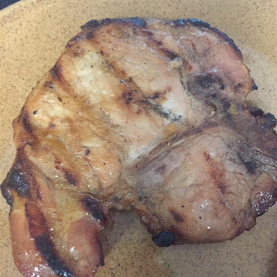 Honey-Grilled Pork Chops Carey