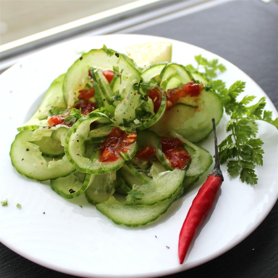 Cilantro Lime Cucumber Salad 