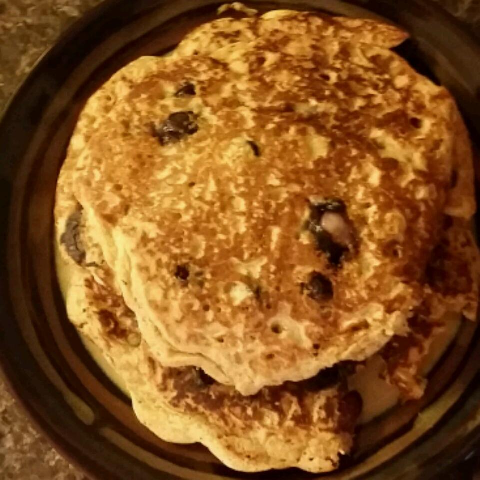 Oatmeal and Wheat Flour Blueberry Pancakes Chance