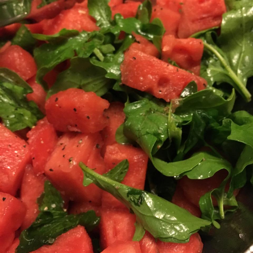 Arugula and Watermelon Salad 