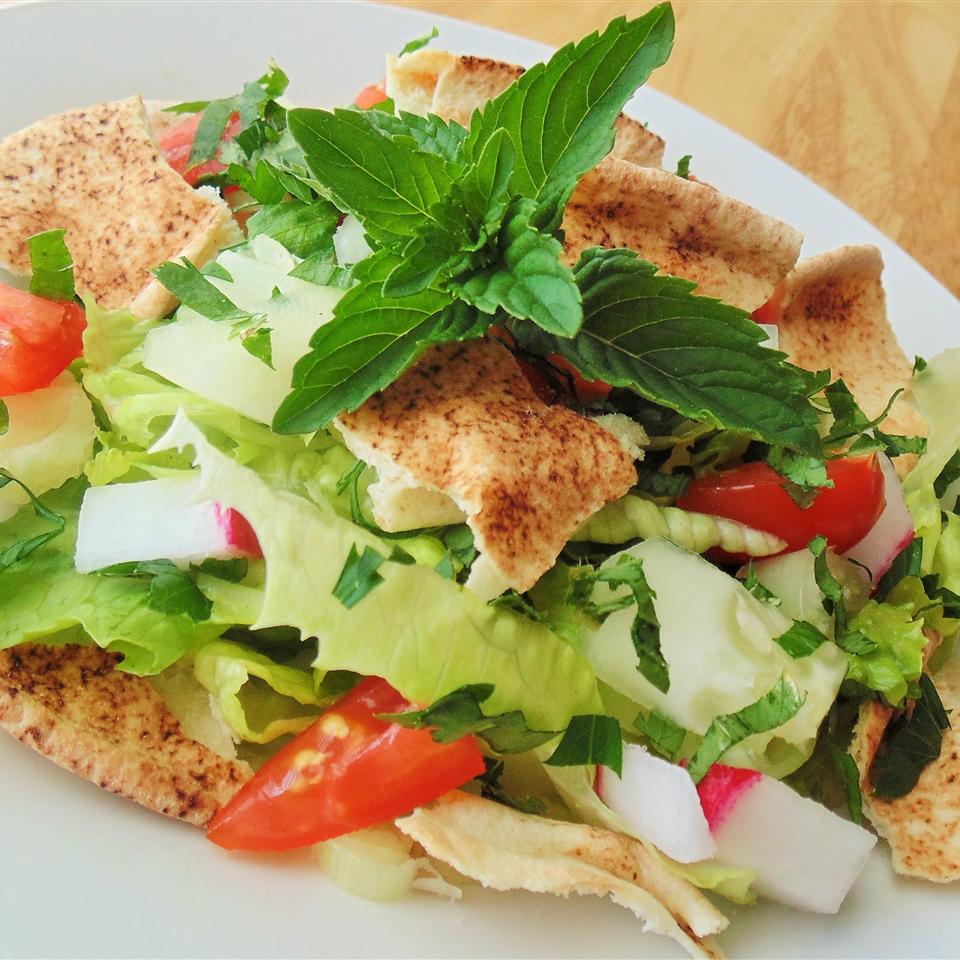 Lebanese Fattoush (Bread Salad) Christina