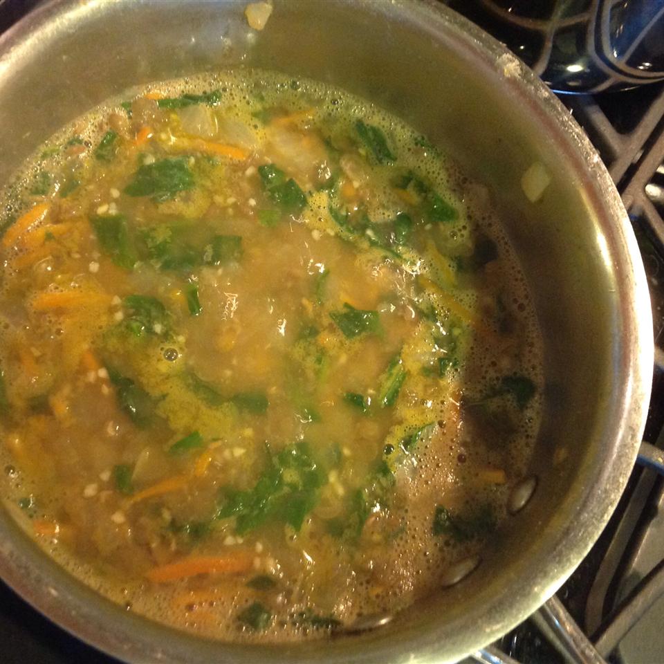 Lentils And Spinach 