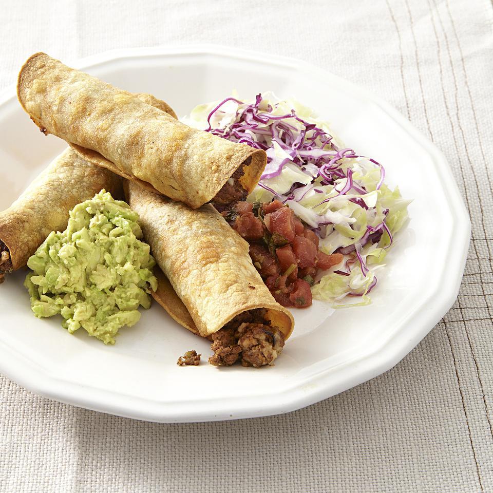 Oven-Fried Beef Taquitos