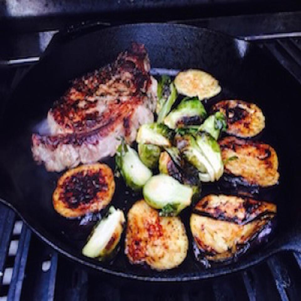 One-Pan Grilled Steak and Vegetables Cindy Anschutz Barbieri