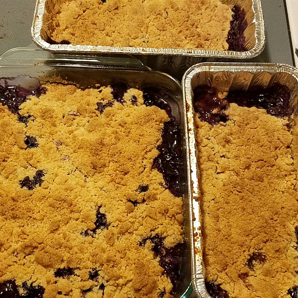 Peach and Blueberry Cobbler 