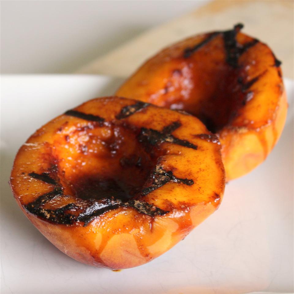 Molasses Grilled Peaches
