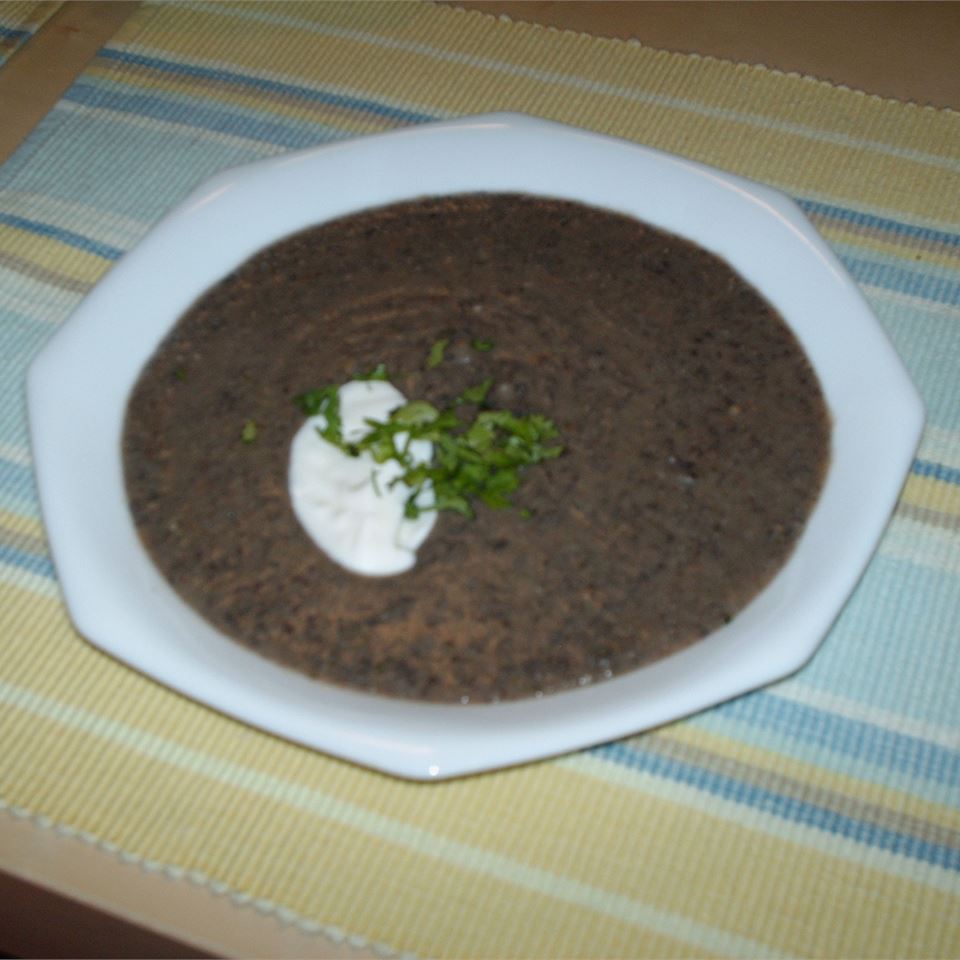 Black Bean and Salsa Soup 