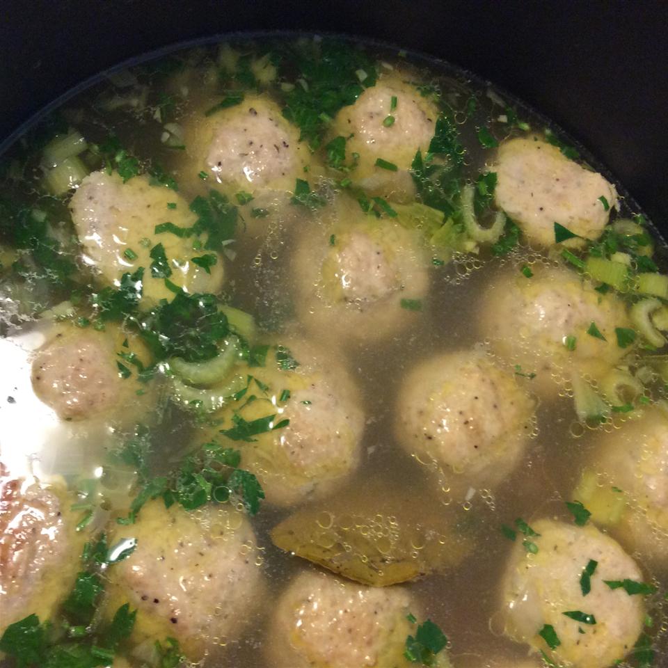 Chicken Meatball Soup 