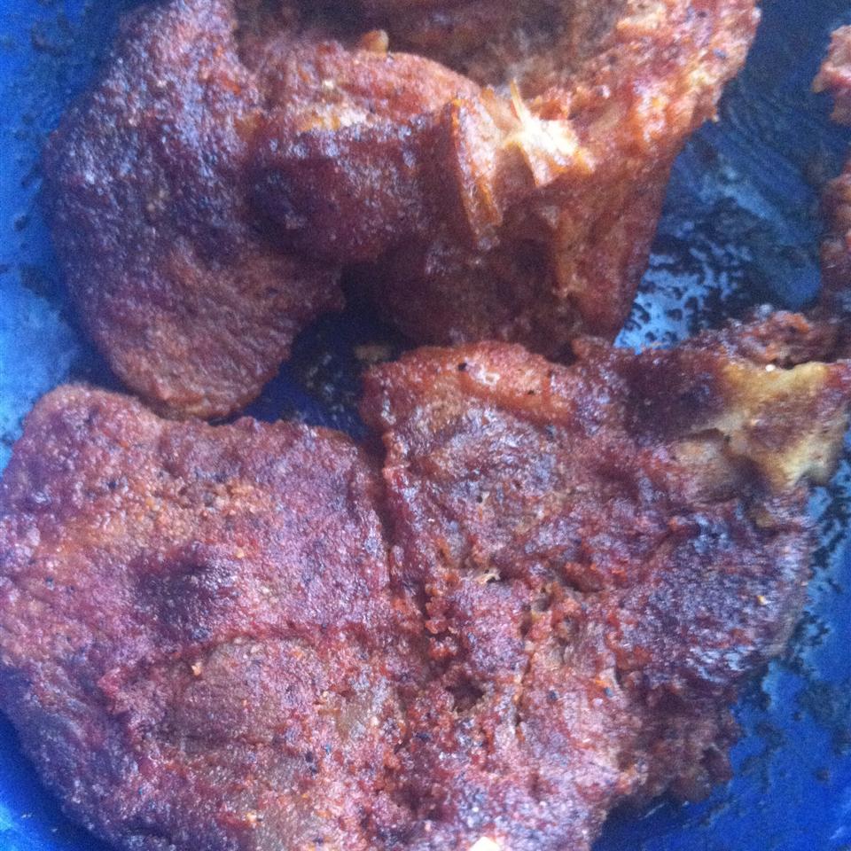 Pork Rub Rubbed and Baked Pork Chops 
