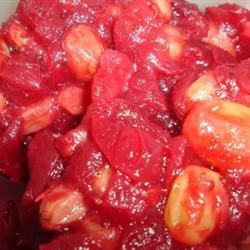 Spiced Cranberry Apple Chutney 