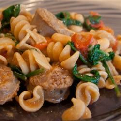 Penne Pasta with Cannellini Beans and Escarole 