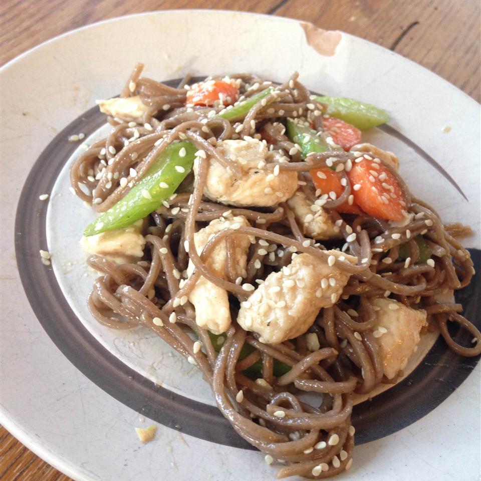 Soba Noodle Salad with Chicken and Sesame 