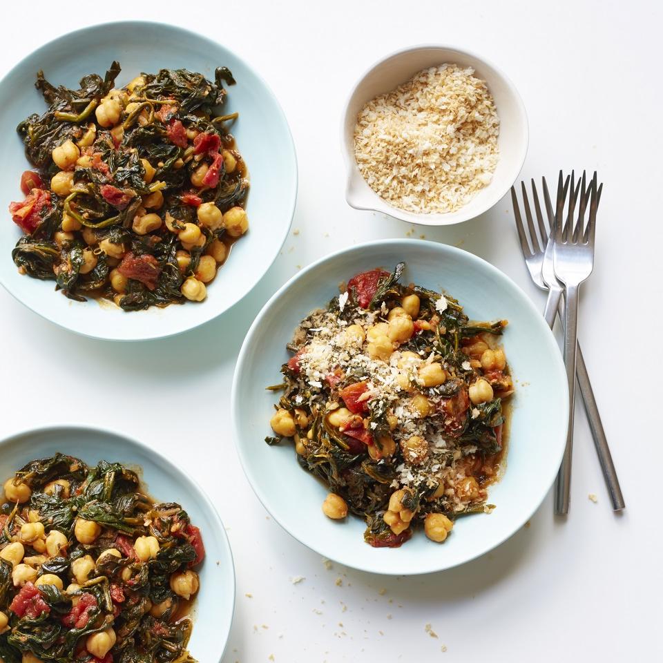 Sandy's Chickpea and Spinach Stew