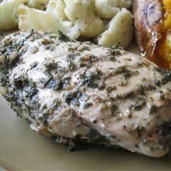 Grilled Chicken with Herbs 