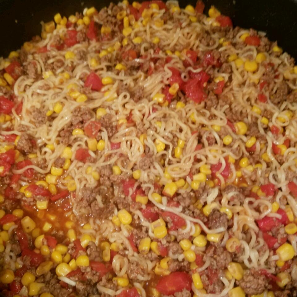 Ground Beef Curly Noodle 