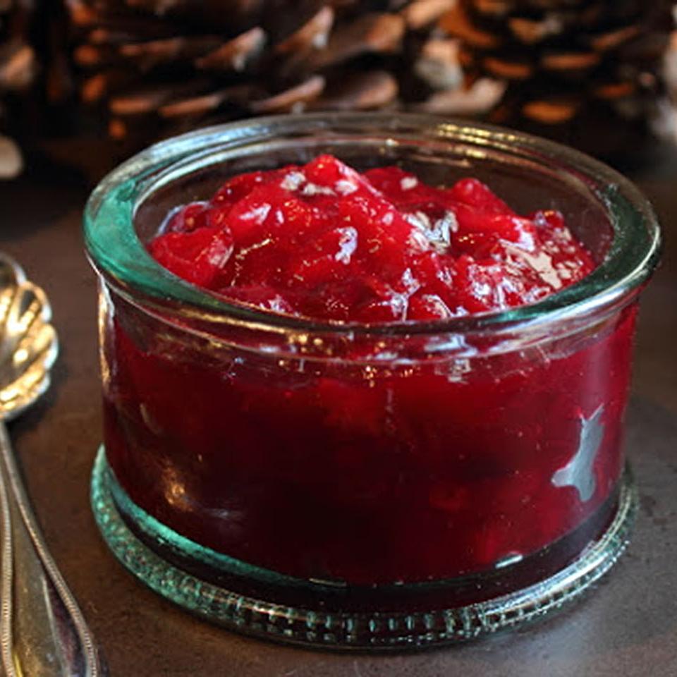 Ginger Pear Cranberry Sauce