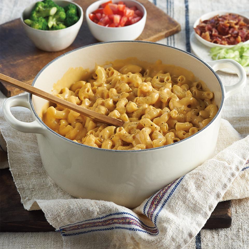 One-Pan Cheddar Mac Trusted Brands