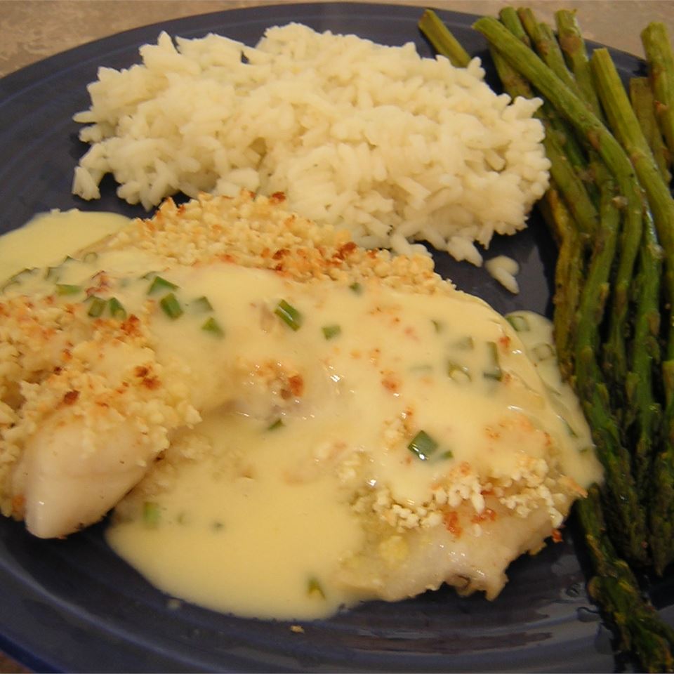 Almond-Crusted Halibut Crystal Symphony 