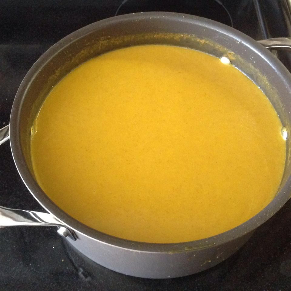Curried Butternut Squash and Pear Soup 