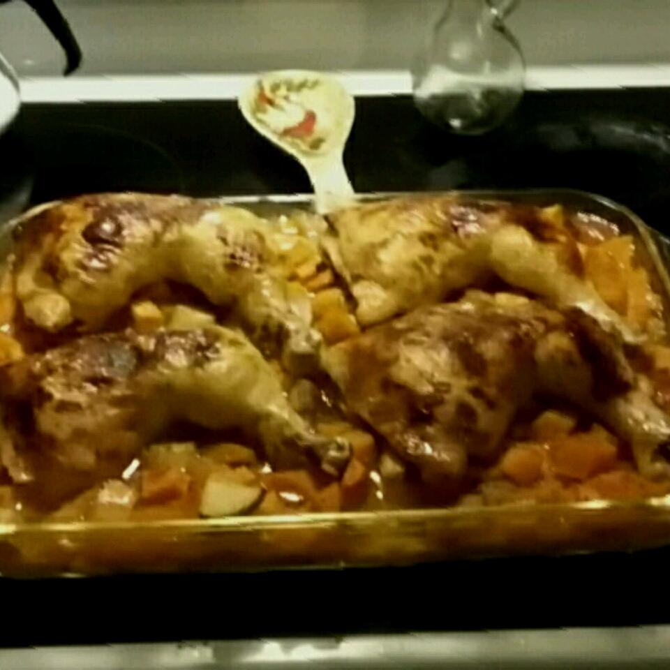 'Welcome Fall' Roasted Chicken and Butternut Squash Theresa LaFlash