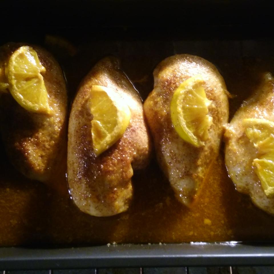 Baked Orange-Glazed Chicken