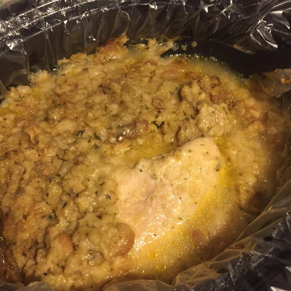 Slow Cooker Chicken with Stuffing 
