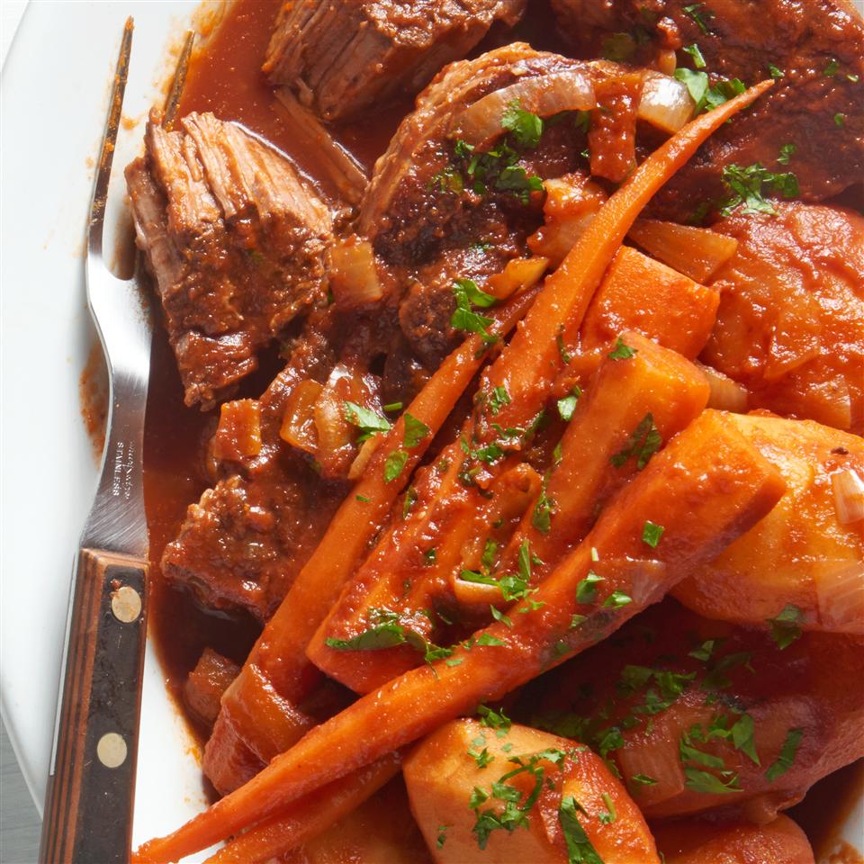 Slow Cooker Sweet-and-Sour Pot Roast
