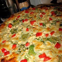 Spinach Feta Pizza 