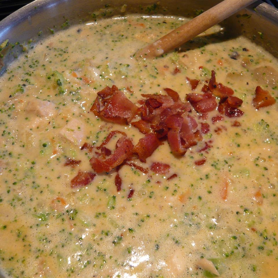 Loaded Chicken Potato Soup 