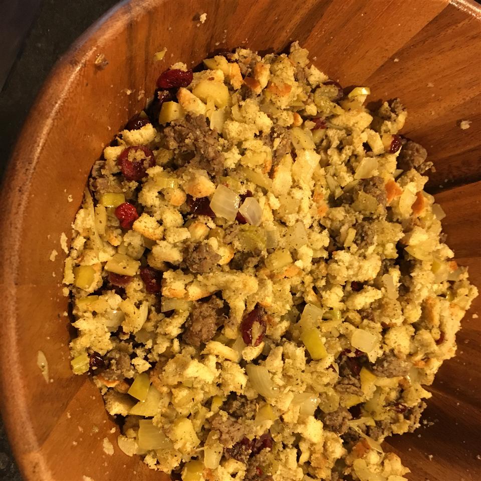 Cranberry, Sausage and Apple Stuffing 