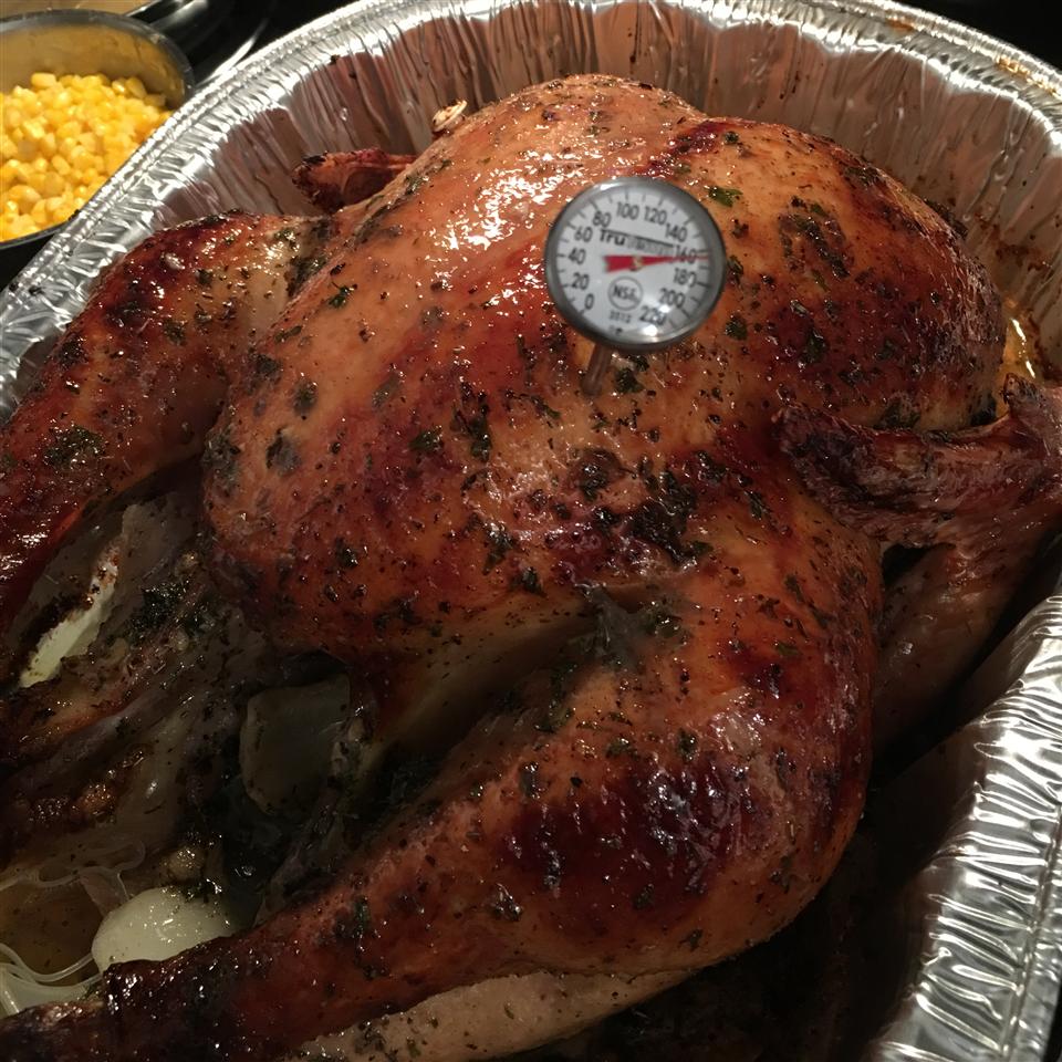 Herb-Glazed Roasted Turkey 