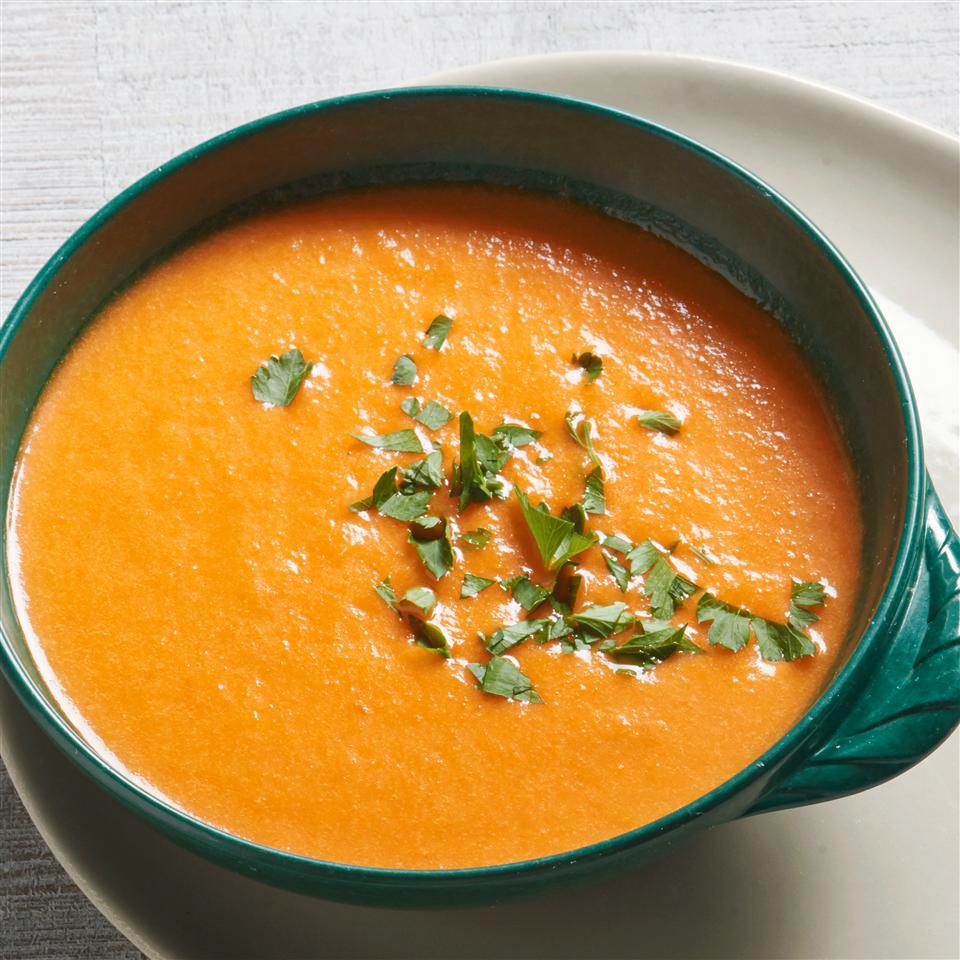 Roasted Red Bell Pepper Soup 