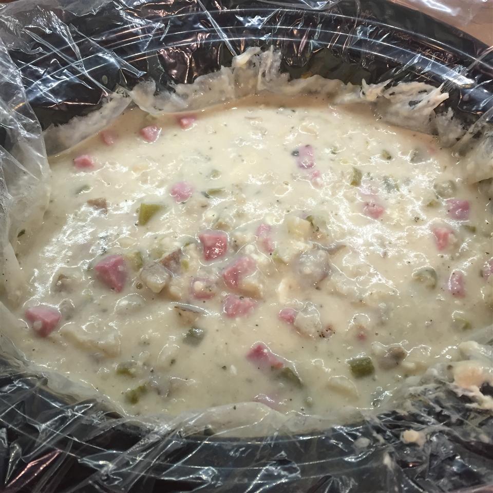 Creamy Slow Cooker Potato Soup 