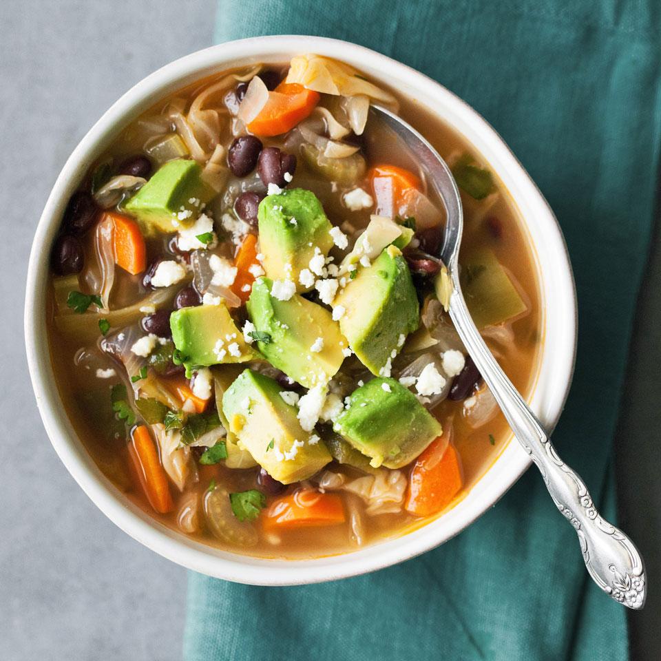Mexican Cabbage Soup Recipe | EatingWell