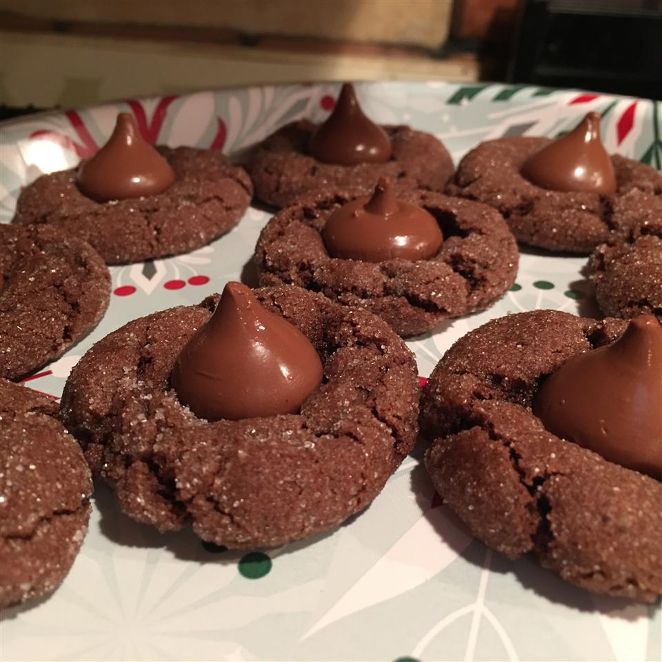 Jeanne's Chocolate Kiss Cookies 