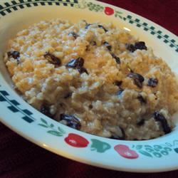 Rice and Raisin Breakfast Pudding 