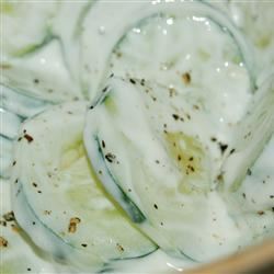 Cucumbers in Sour Cream 